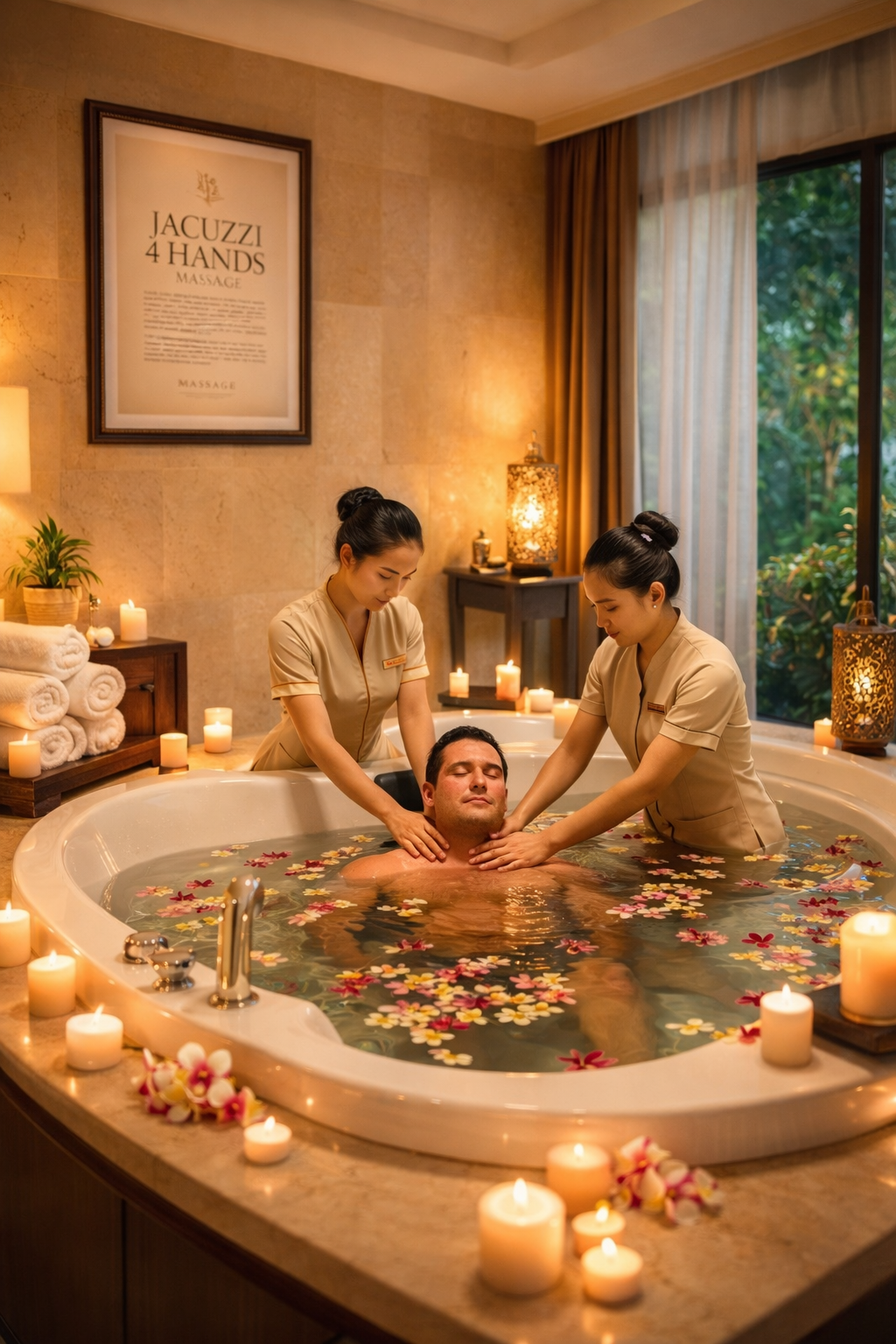 Premium spa treatment room
